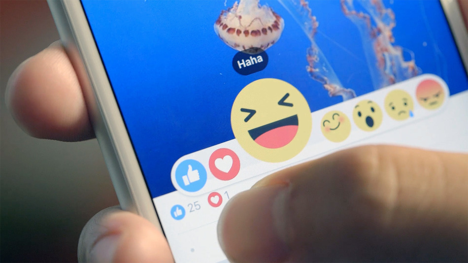 Facebook добавит к лайку пять новых кнопок