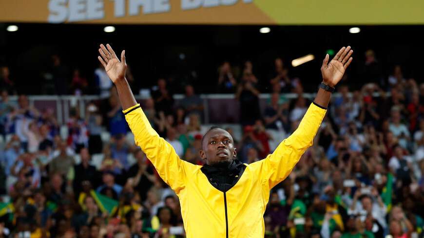 Ямайский спринтер Усэйн Болт запатентует свою победную позу